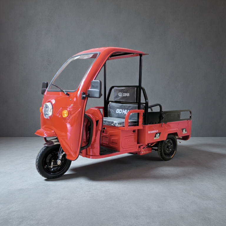 1.2M Transport Motorcycle Cargo Electric Tricycle with Roof