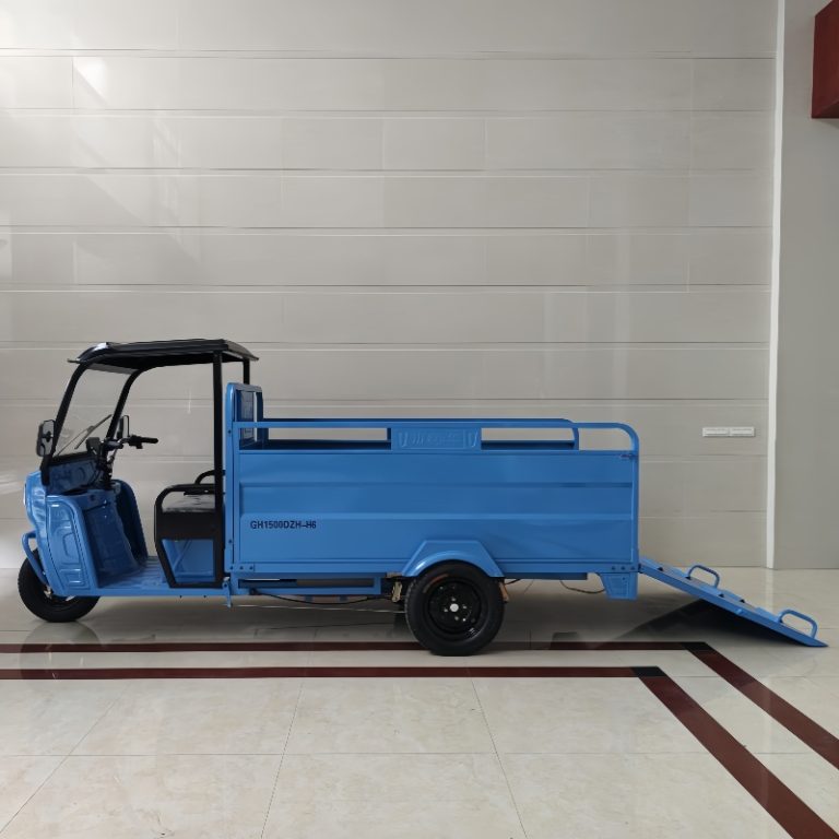 6*240L Garbage Bins Waste Bins Transfer Electric Tricycle Motorcycle with Roof