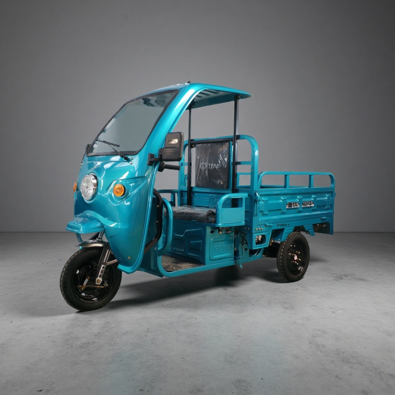 1.3M Cargo Tricycle Transport Electric Motorcycle with Roof